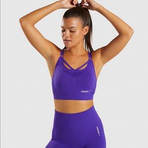 Gymshark Energy+ Seamless Sports Bra (Purple)
